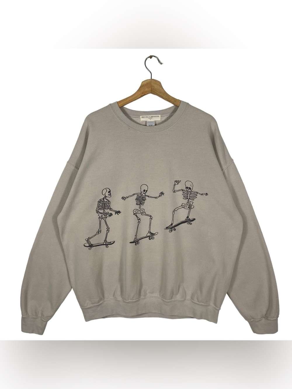 Project Social T Skeleton Crewneck Sweatshirt